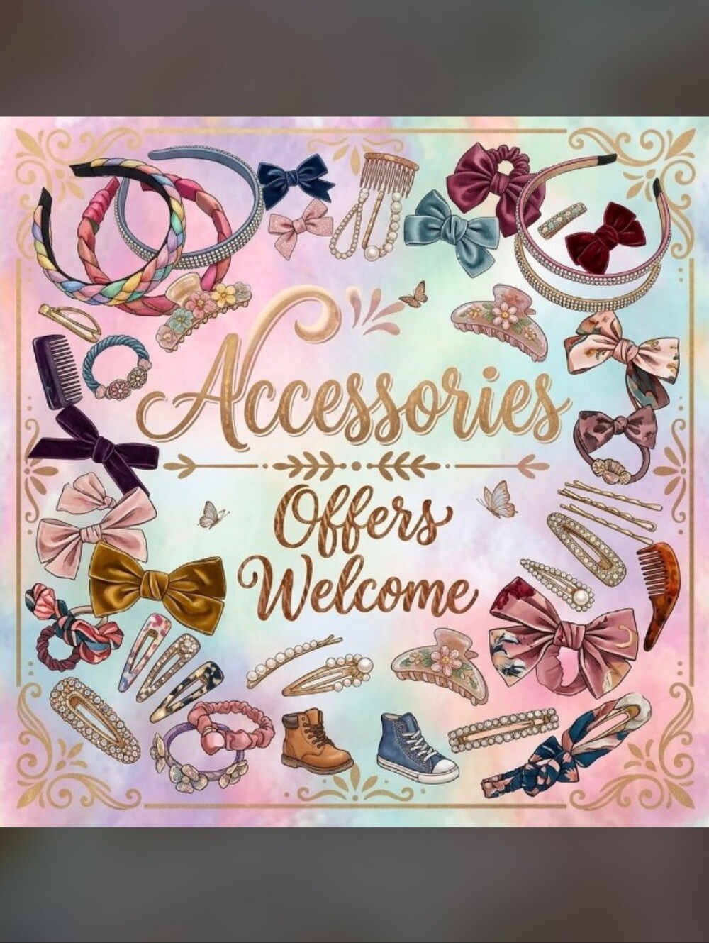 Headbands. Jewelry, Hats, Etc.